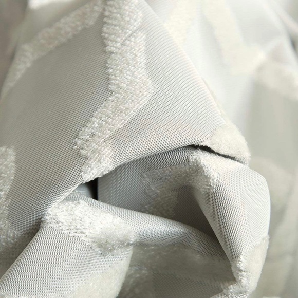 NWT Ivory Trellis Blackout Window Curtain Panels - Picture 3 of 14